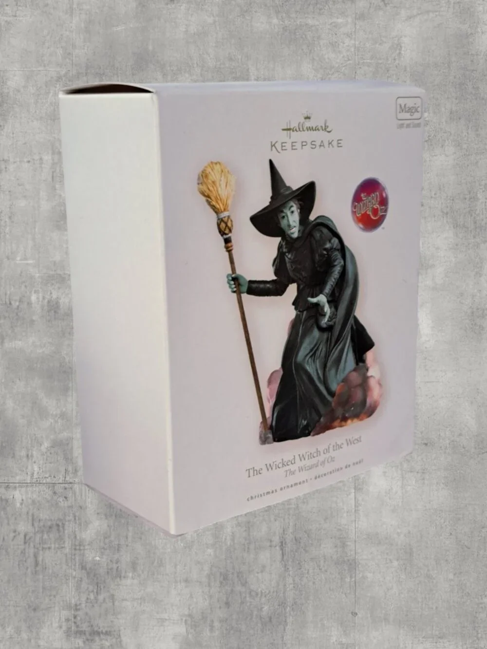 Hallmark Keepsake Wizard of Oz The Wicked Witch of the West NIB Light and Sound